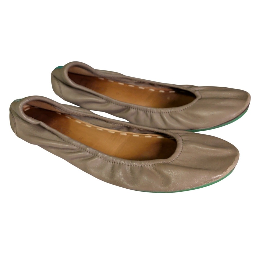 TIEKS By Gavrieli Ballet Flats Womens Size 9 Matte Leather Shoes Balletcore Boho